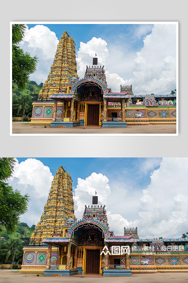 斯里兰卡庙宇图片素材
