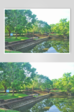 斯里兰卡狮子岩古代遗址图片