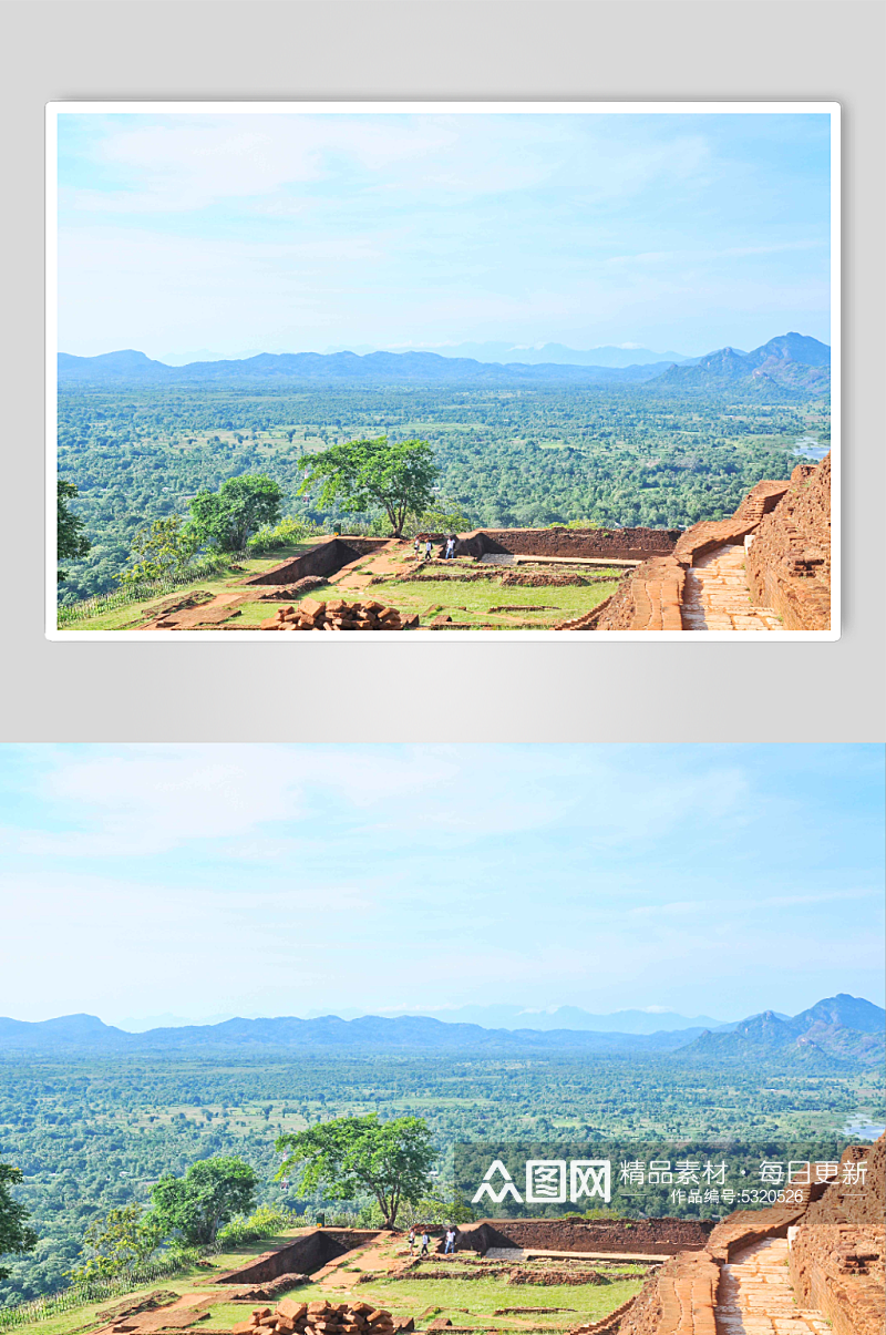 斯里兰卡狮子岩景区图片素材