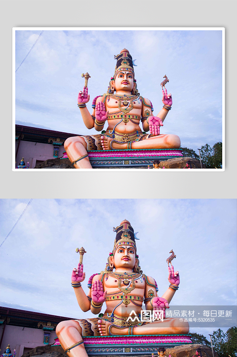 斯里兰卡亭可马里湿婆神庙图片素材