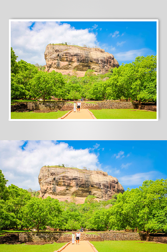斯里兰卡锡吉里耶狮子岩图片
