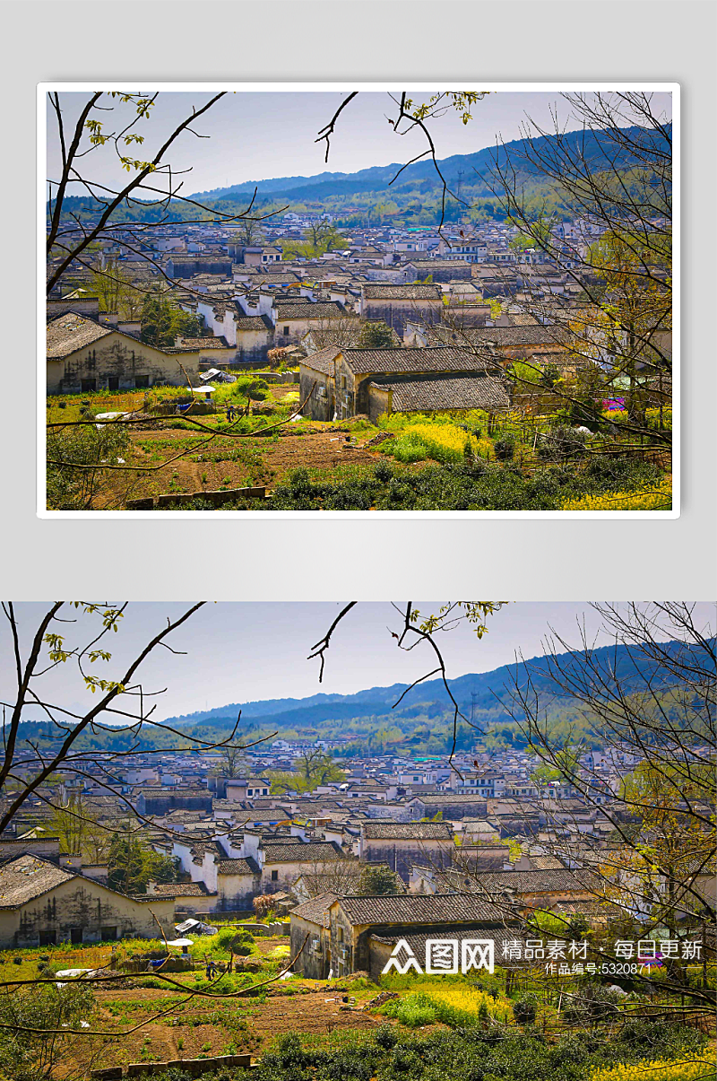 宏村自然风光摄影图片素材