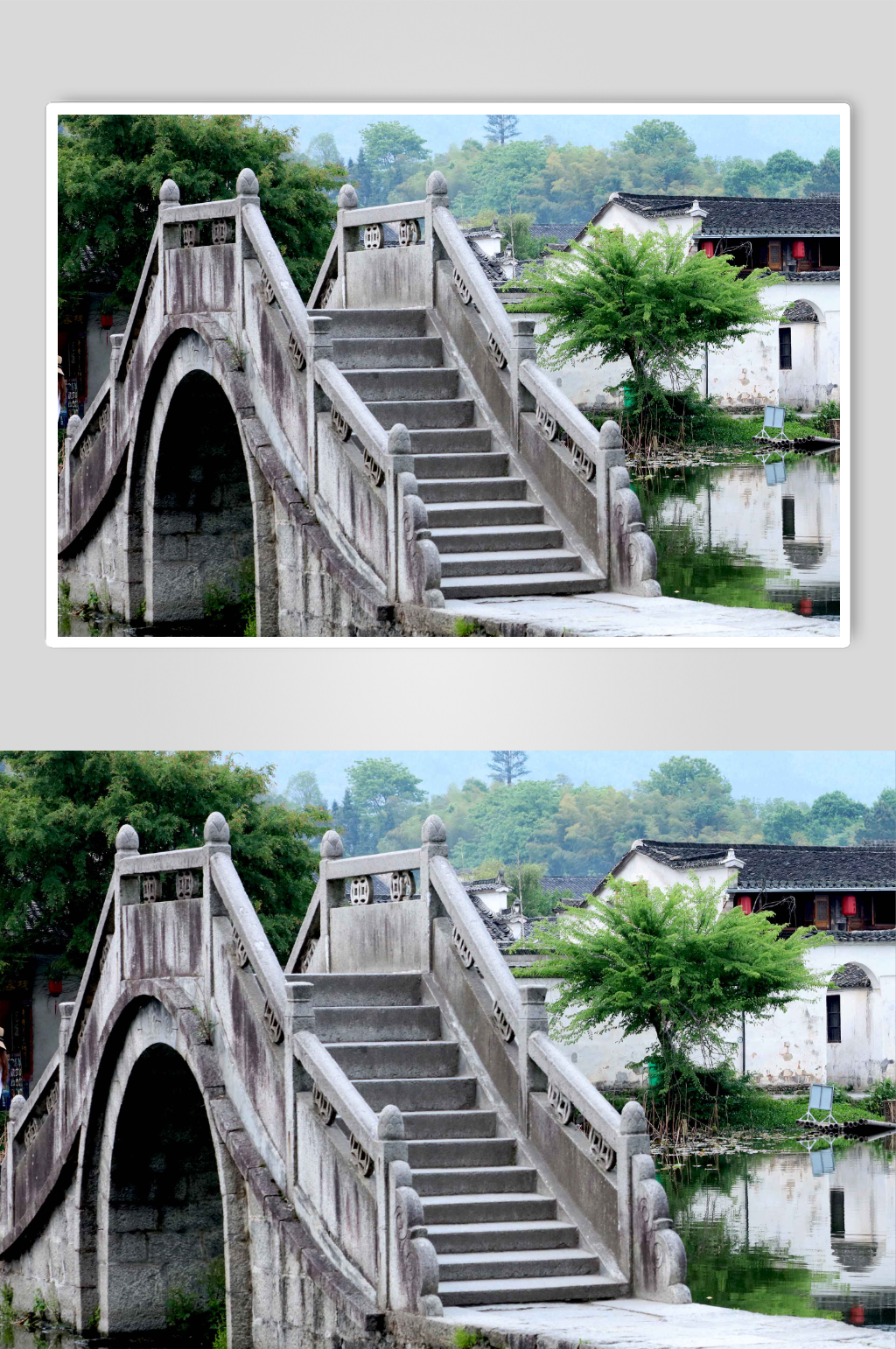 古镇石桥摄影图片素材