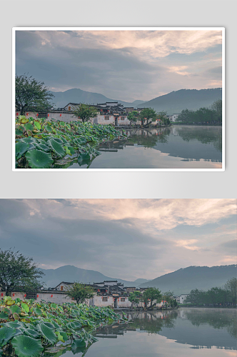 中国最美古村安徽宏村自然风光摄影图片