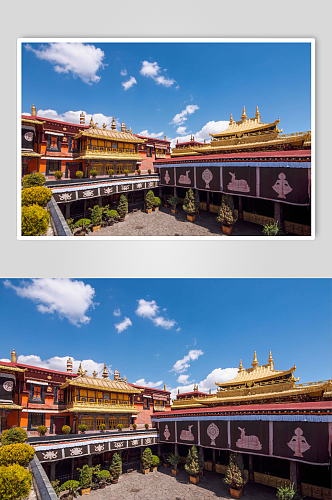 西藏大昭寺摄影图片
