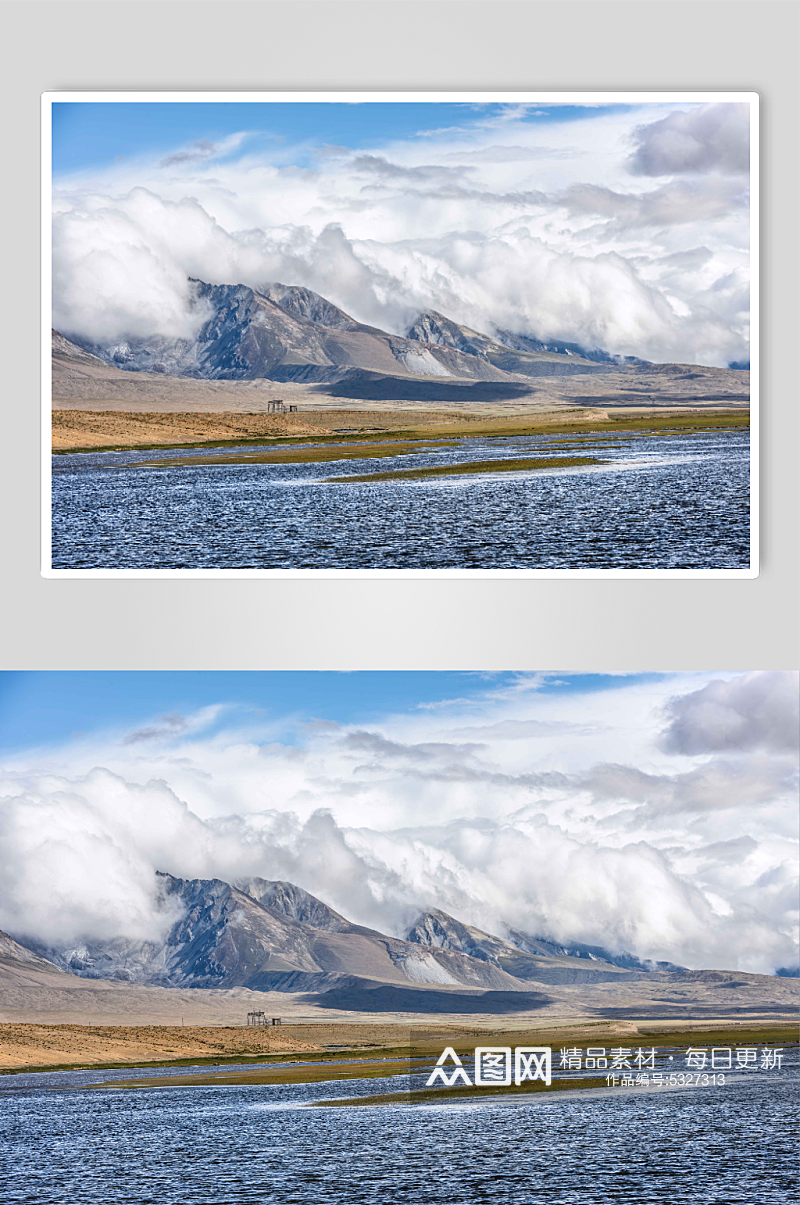 西藏高原湖泊摄影图片素材