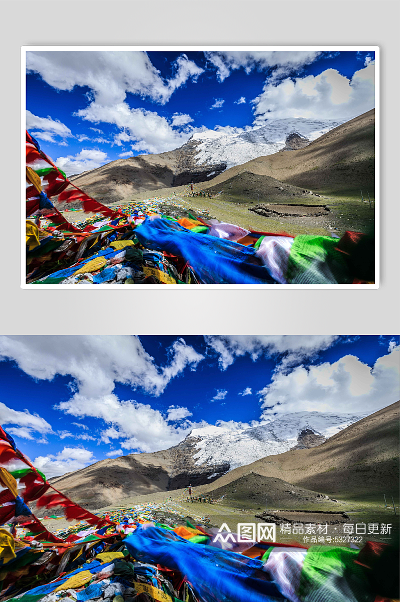 西藏高原雪山摄影图片素材
