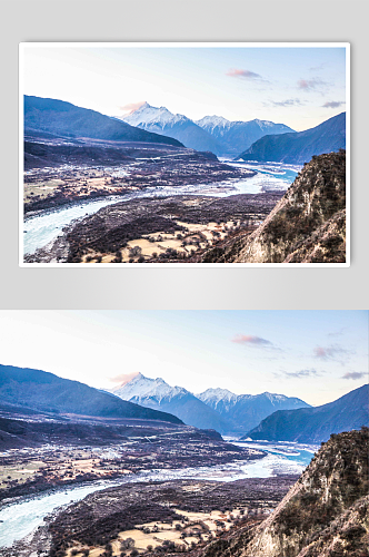 西藏林芝雅鲁藏布江大峡谷风光摄影图片