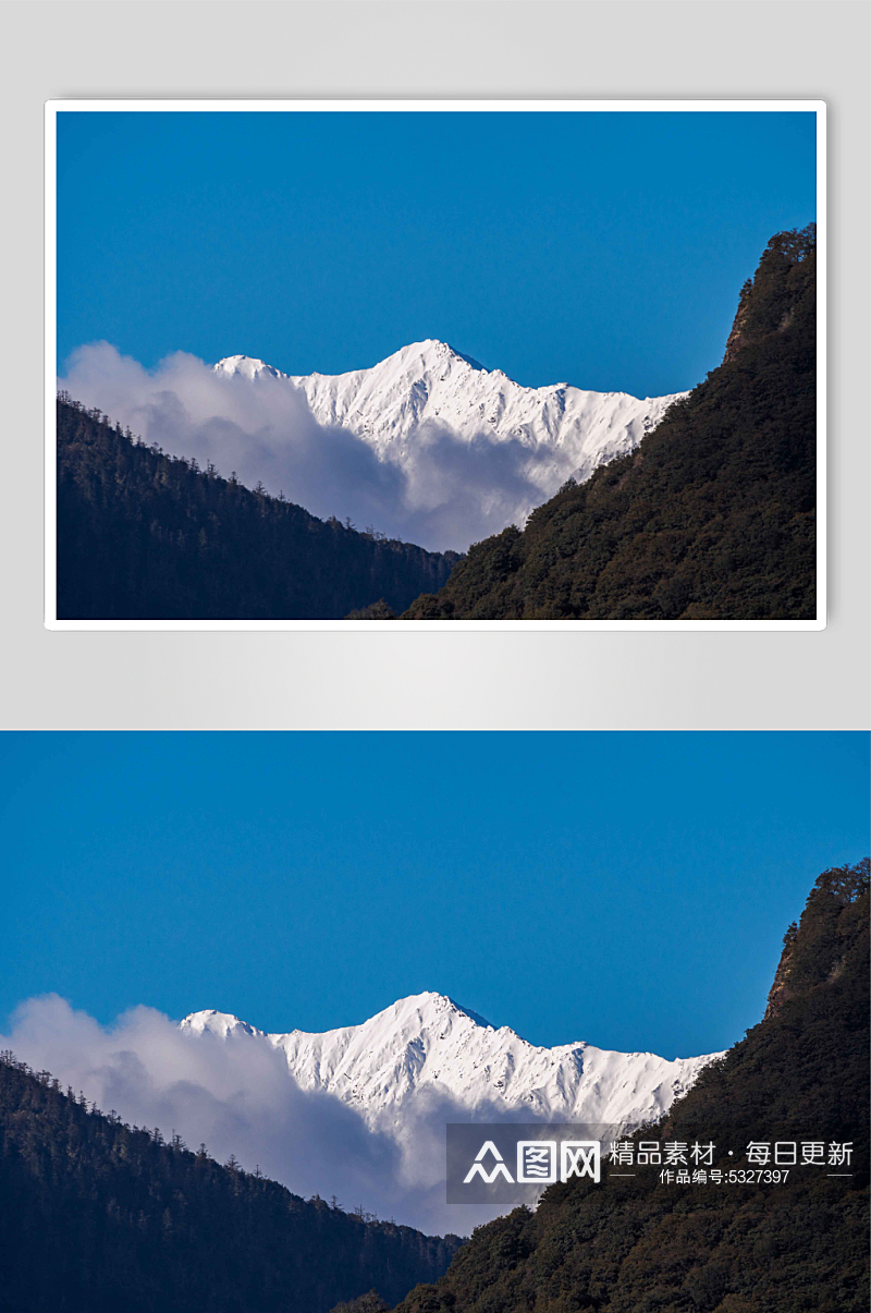 西藏雪山摄影图片素材