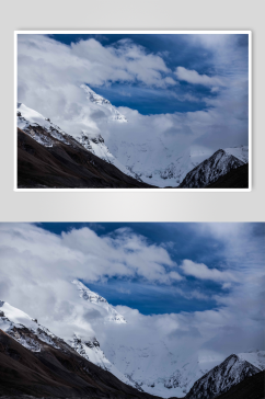 珠穆朗玛峰摄影图片