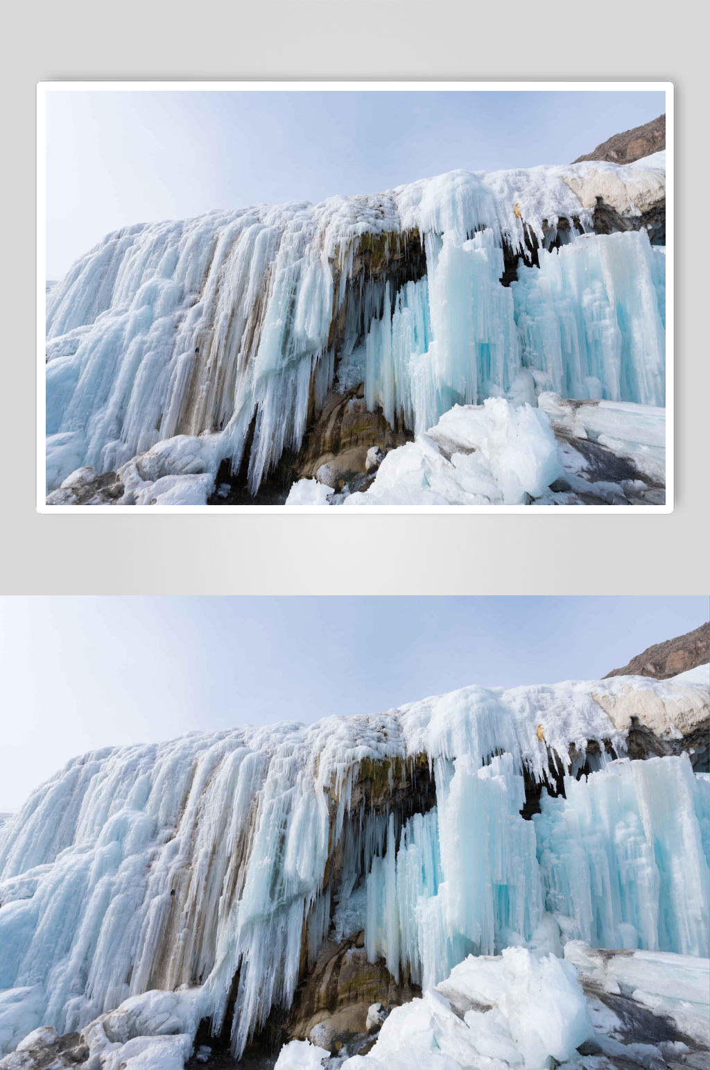 青海岗什卡雪峰实拍摄影图片素材