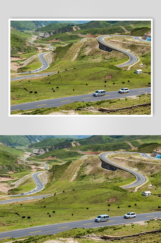 中国最美公路实拍摄影图片