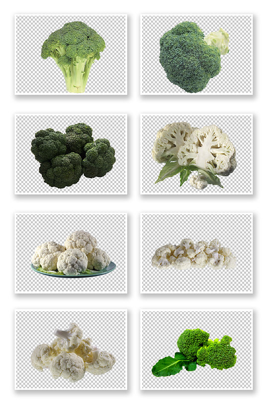 绿色蔬菜西蓝花免抠元素