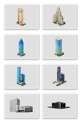 各种高楼大厦城市素材