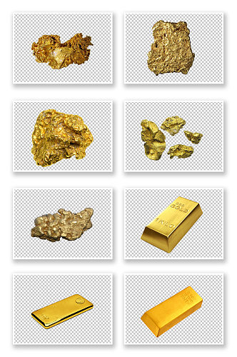 金块黄金金币素材