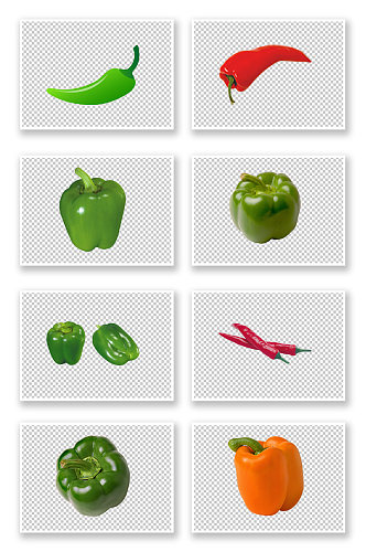 绿色辣椒蔬菜食物元素
