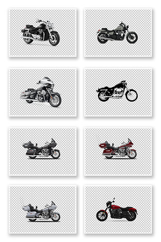 摩托车交通免抠素材