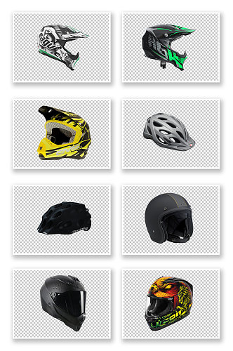 时尚摩托车安全头盔元素
