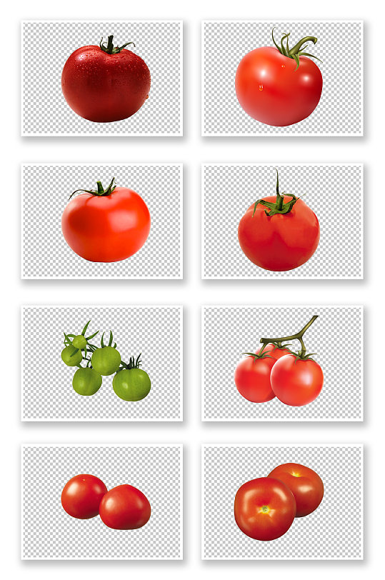 绿色蔬菜番茄西红柿素材