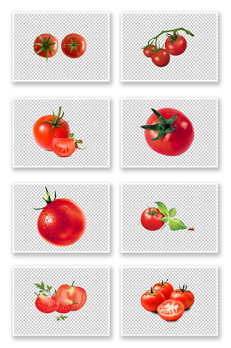 番茄红色西红柿蔬菜素材