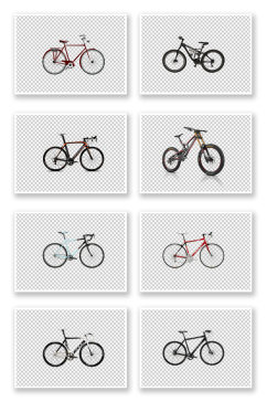 自行车脚踏车免抠素材