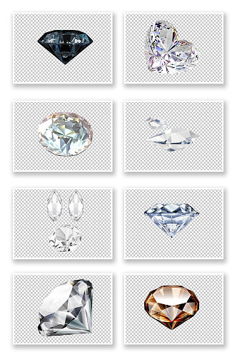 钻石珠宝PNG免抠素材