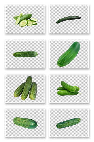 绿色黄瓜蔬菜元素