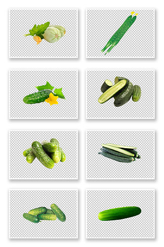 绿色黄瓜蔬菜元素