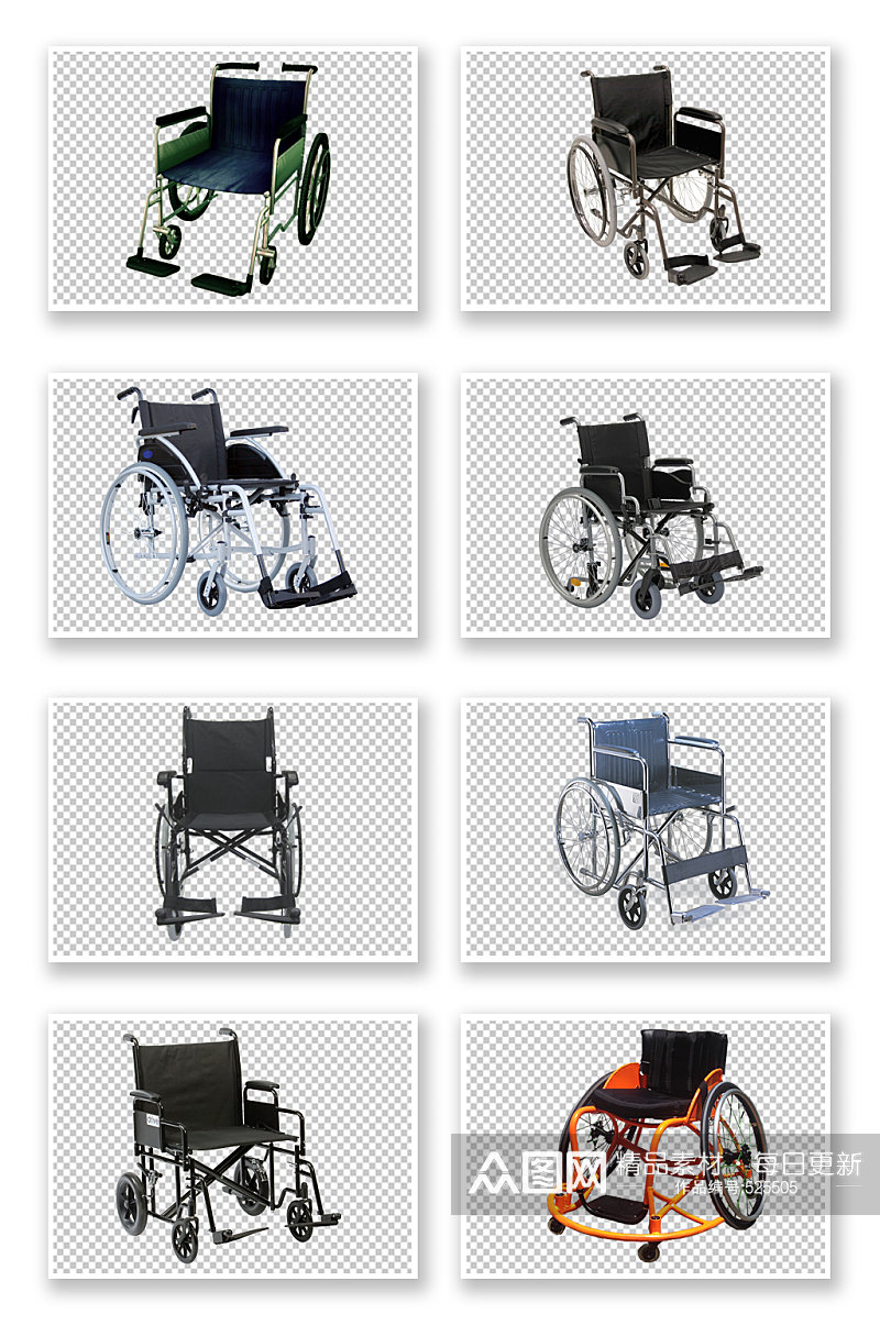 轮椅医疗器材免抠素材素材
