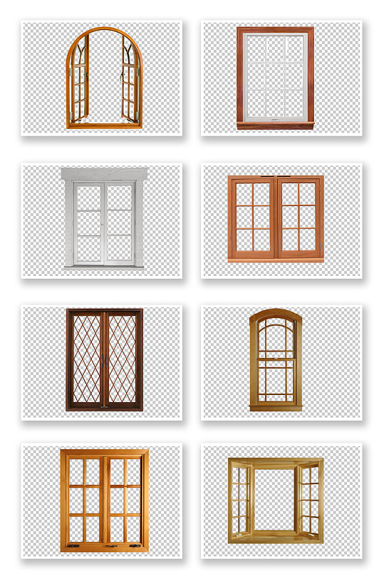 古典中式窗户门窗装修素材