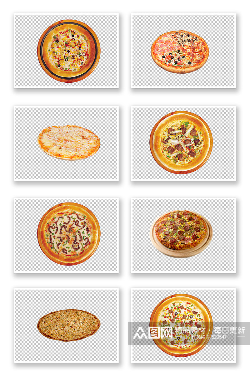 美味西餐披萨素材素材