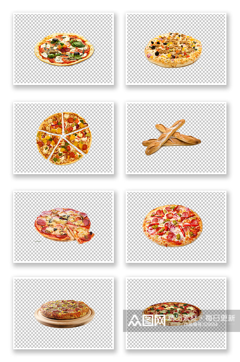 披萨美食西餐素材素材