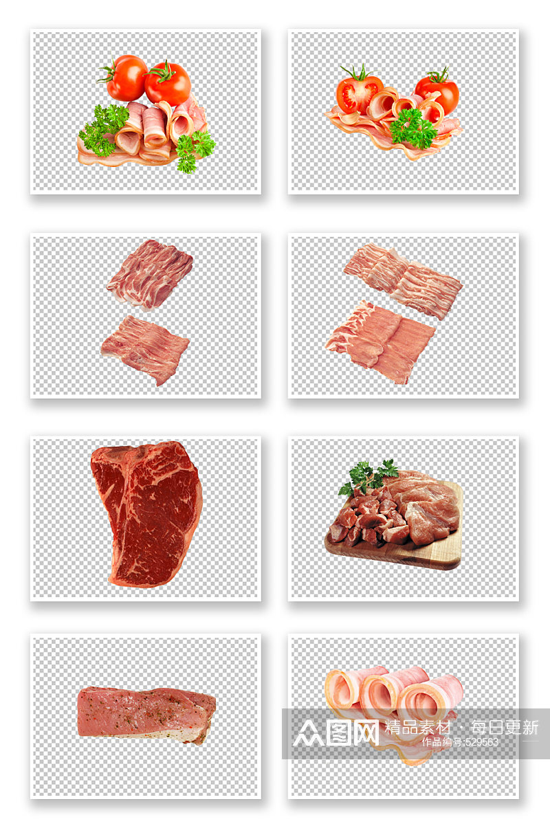 五花肉猪肉牛肉肉类素材素材