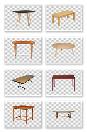 手绘家具凳子桌子素材
