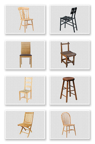 家居木质椅子装修元素