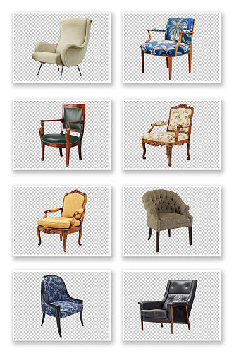 家具椅子沙发椅装修元素