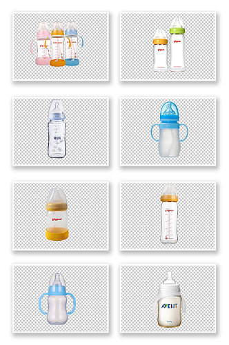 母婴奶瓶元素婴儿用品