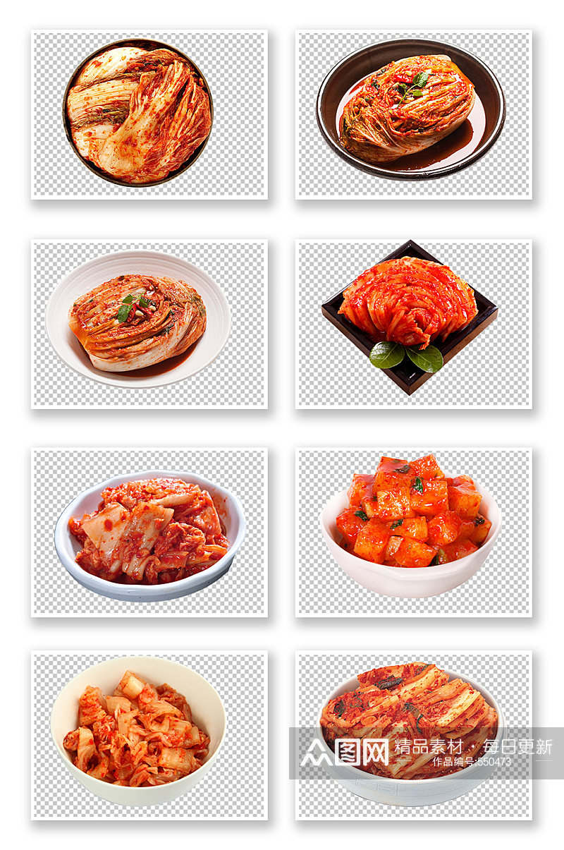 韩式泡菜辣白菜美食素材