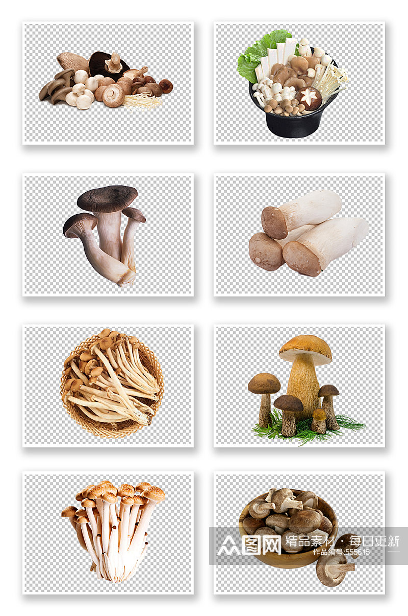 香菇蘑菇菌类免扣素材素材