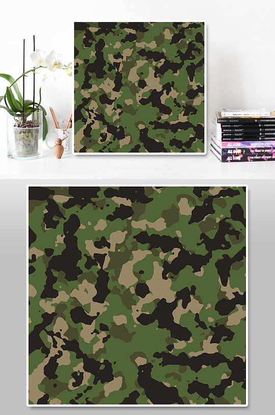 军绿色迷彩背景素材-众图网