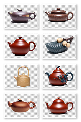 茶壶茶具茶文化素材