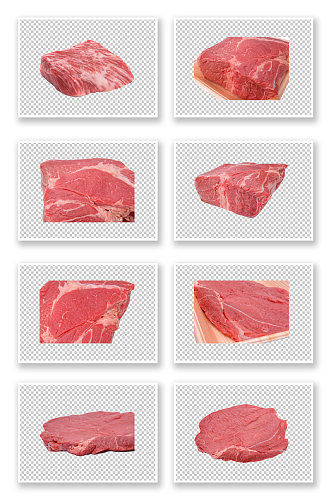 生鲜肉猪肉牛肉肉类素材
