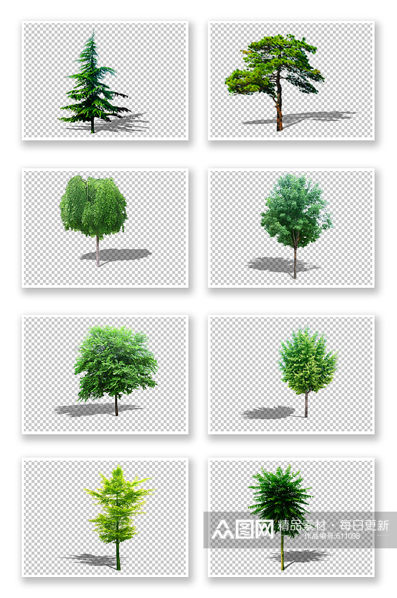 景观大树绿树素材素材