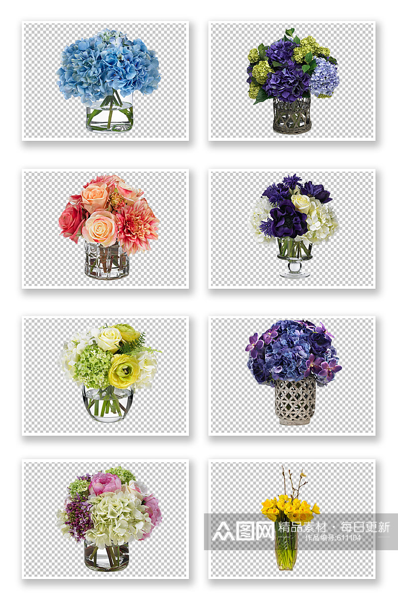 鲜花花瓶花盆素材素材