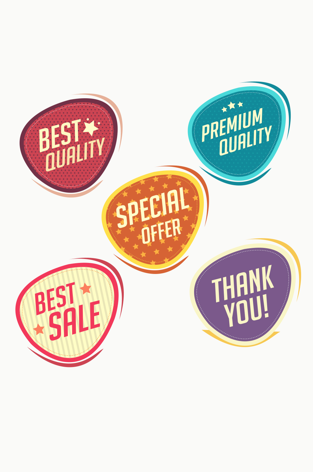 彩色淘宝促销标签招贴素材模板下载-编号646505-众图网