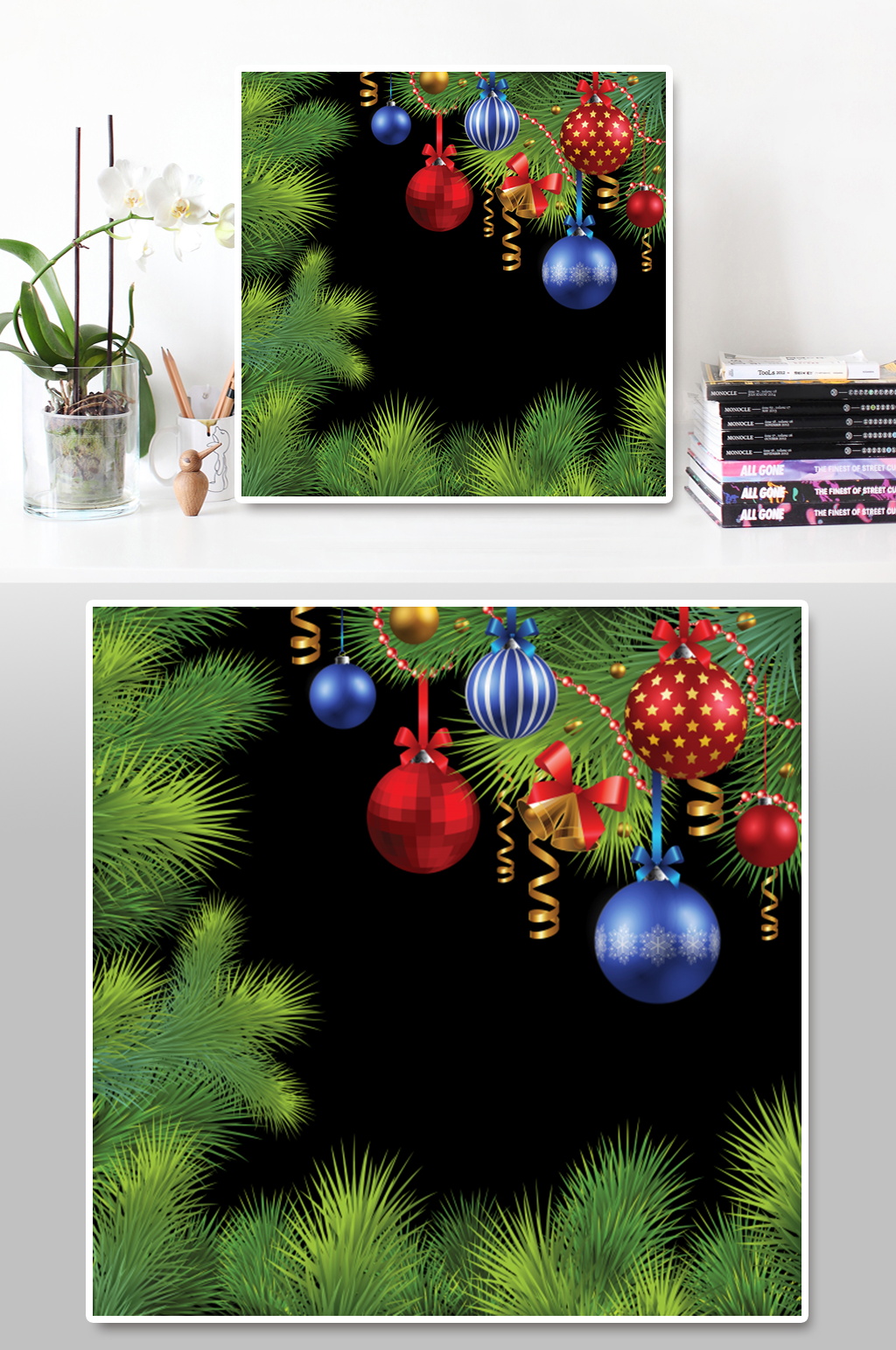 平安夜圣诞背景-高清平安夜圣诞背景素材模板-众图网