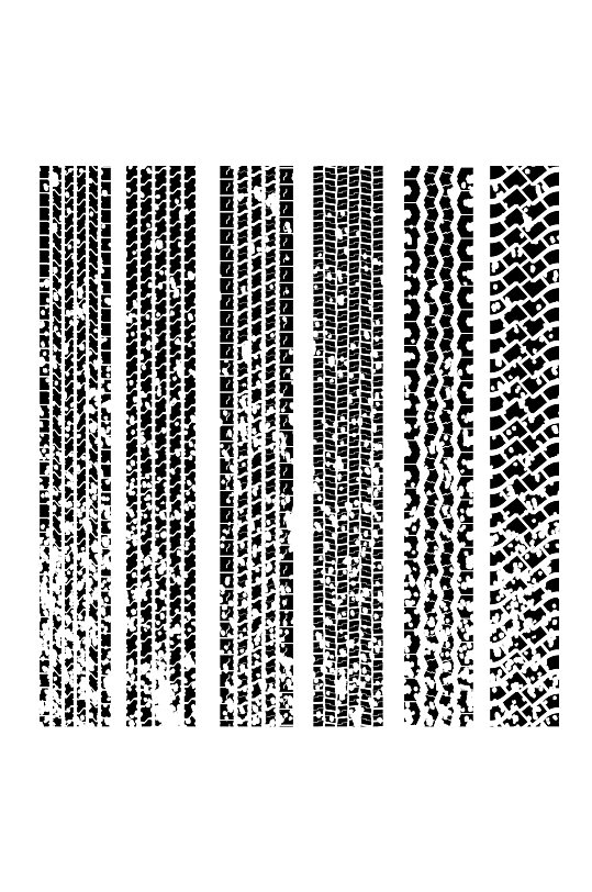 汽车轮胎压痕胎印元素