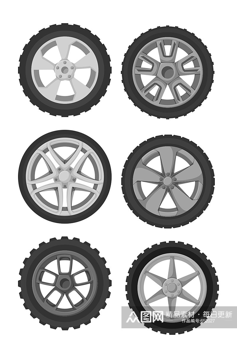 橡胶轮胎汽车配件素材素材