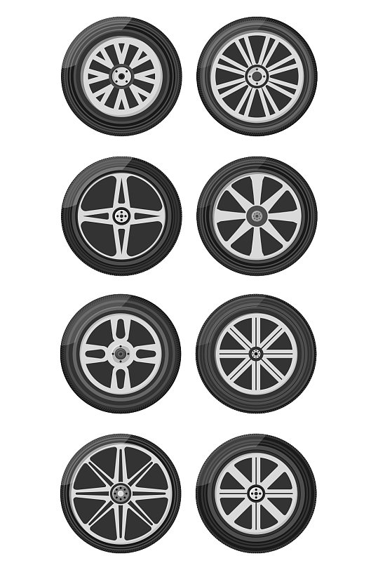 橡胶轮胎汽车配件素材