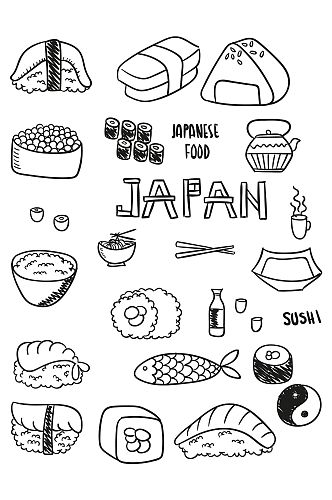 日本元素日料美食寿司元素